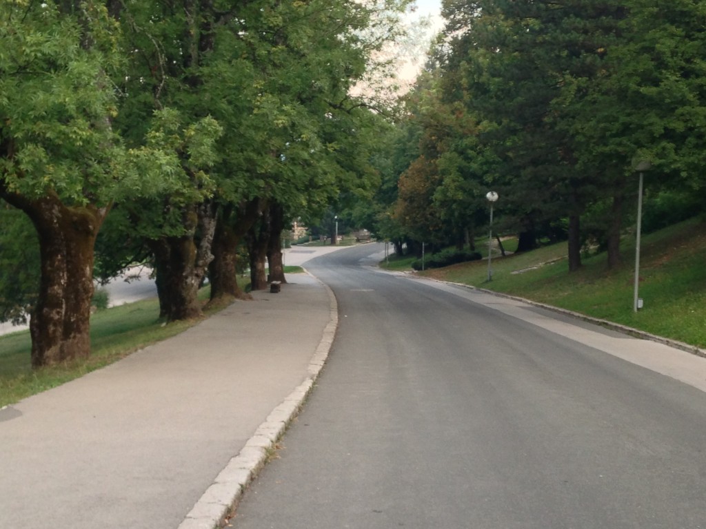 Road looks a little bit less crowded compared to yesterday at 6:30pm