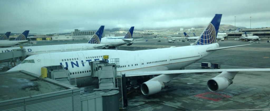 747 headed towards Japan