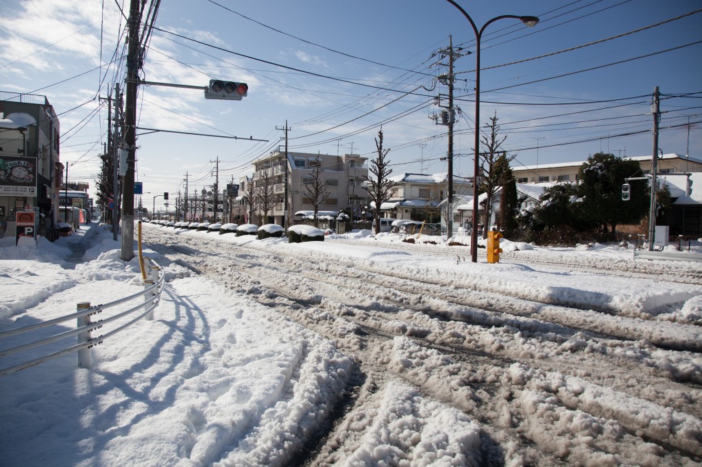 View of the main street in Fussa