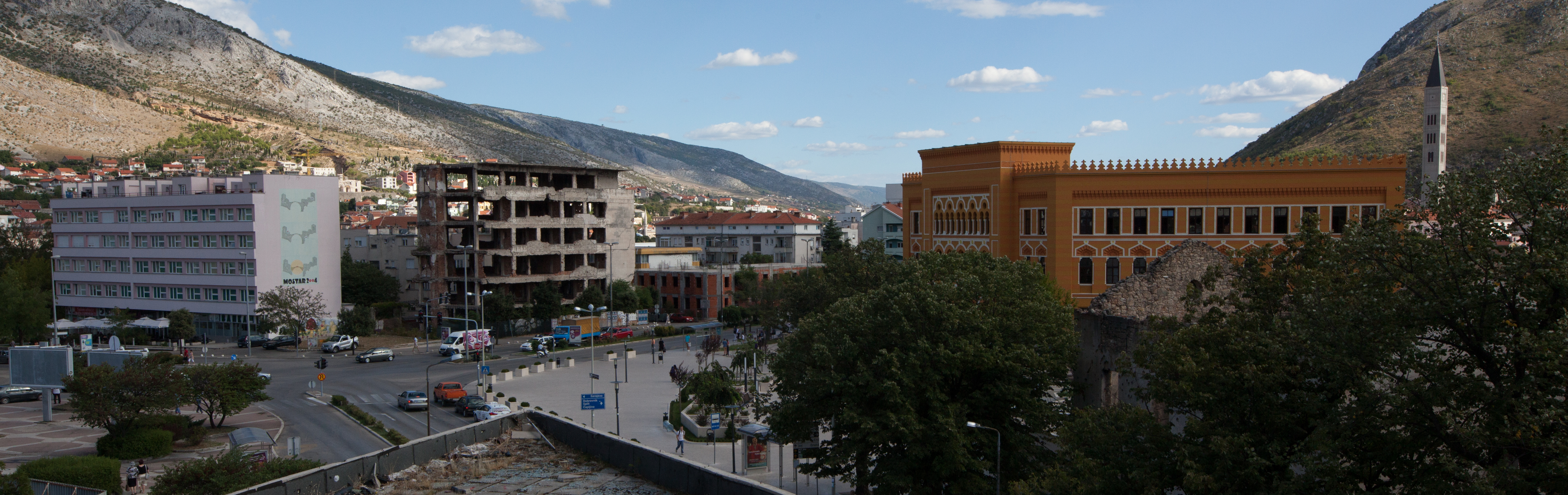 War-torn Mostar, Bosnia